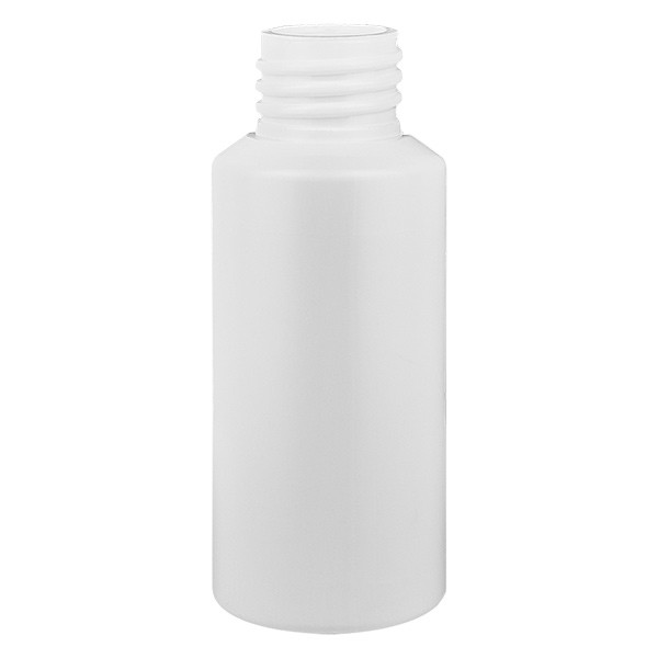 Flacone cilindrico PET 30 ml colore bianco, S20x3, senza tappo