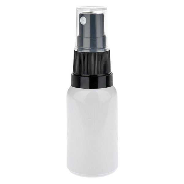 Flacone spray da 20 ml nero/trasparente STD WhiteLine UT18/20