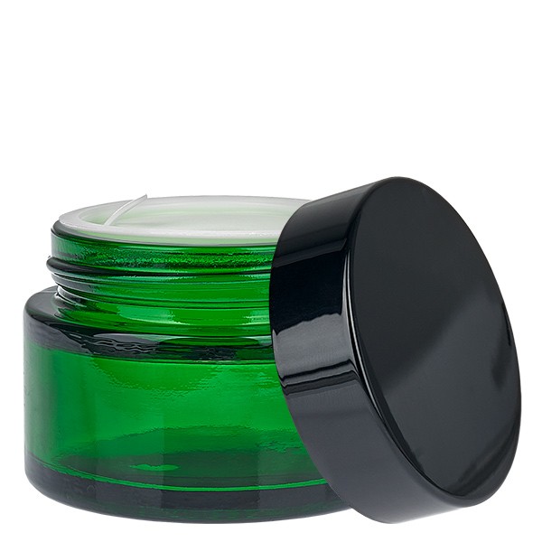 Barattolo di vetro 30ml verde con coperchio UNiTWIST