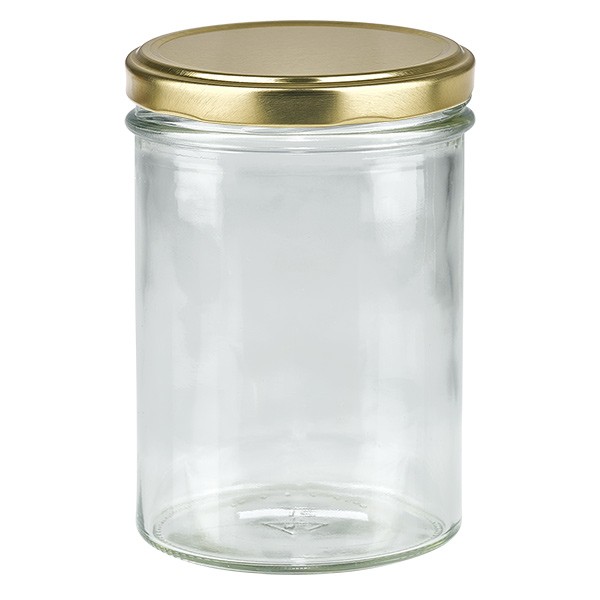 Bicchiere da 435 ml con coperchio BasicSeal oro UNiTWIST