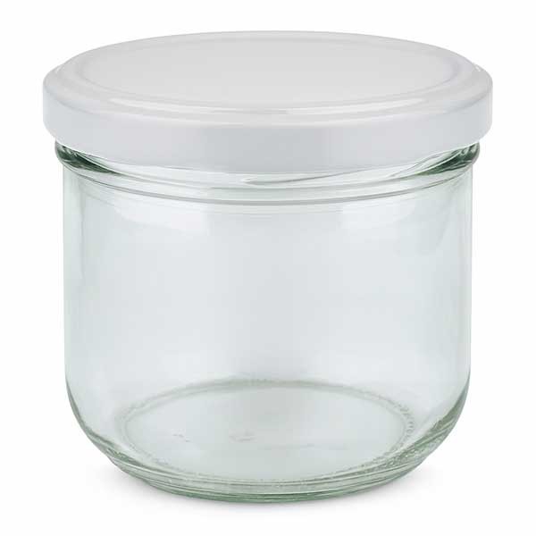 Bicchiere da 260 ml con coperchio BasicSeal bianco UNiTWiST