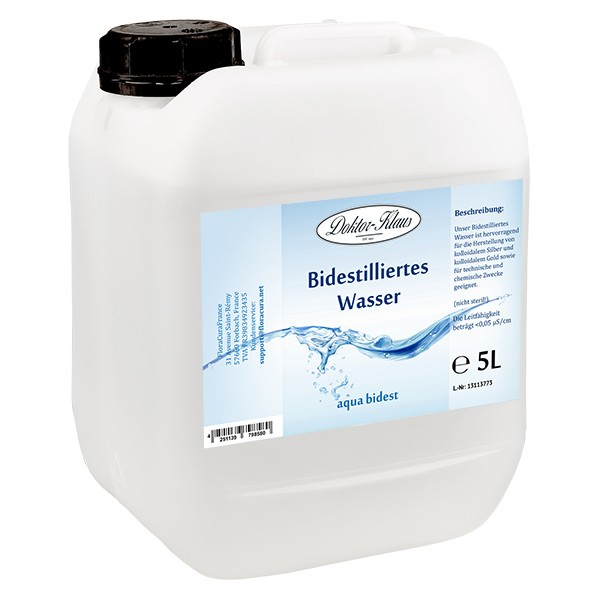 Acqua bidest Doktor - acqua bidistillata 5 L