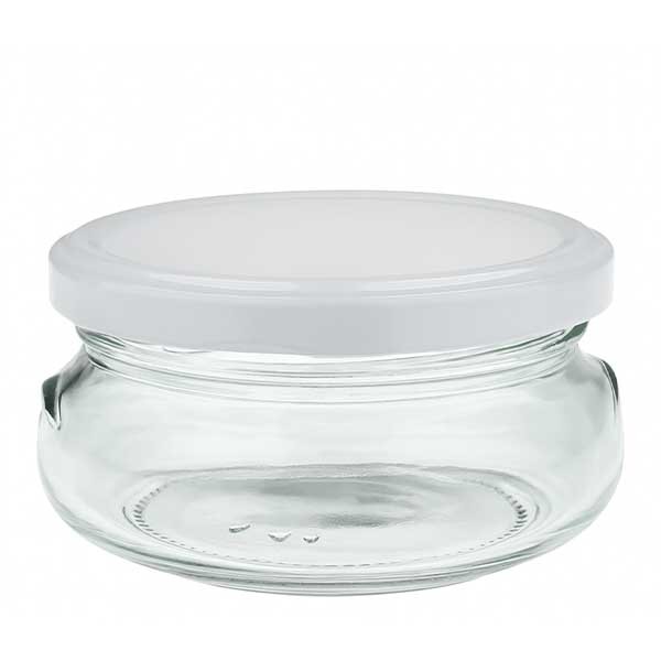 Zuppiera da 120 ml con coperchio BasicSeal bianco UNiTWIST