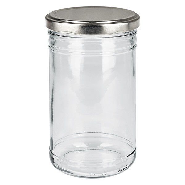 Bicchiere da 1053ml + coperchio BasicSeal argento opaco UNiTWIST