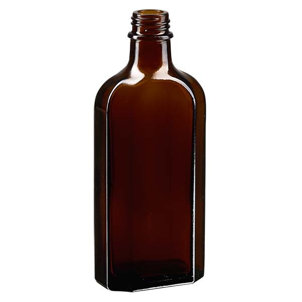 Bottiglia Meplat 150 ml colore marrone con imboccatura DIN 22