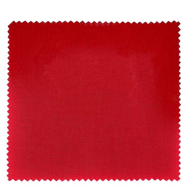 1 x copri barattolo in stoffa 150 x 150 mm colore rosso per tappi di diametro 43-100 mm