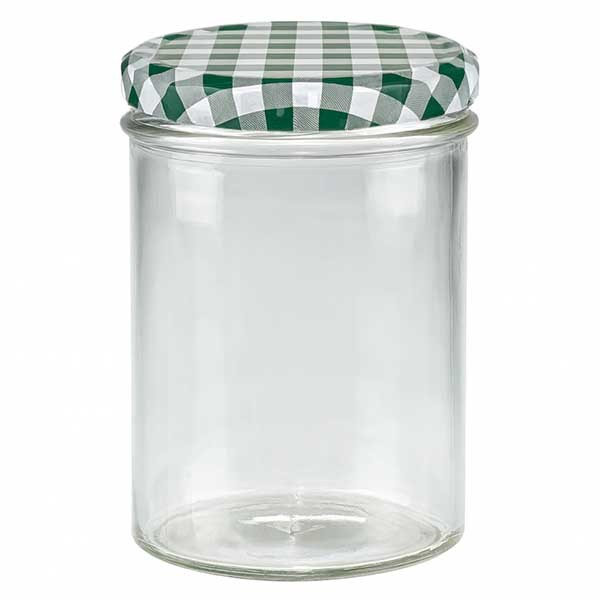 Bicchiere da 435 ml + coperchio BasicSeal verde/bianco UNiTWiST