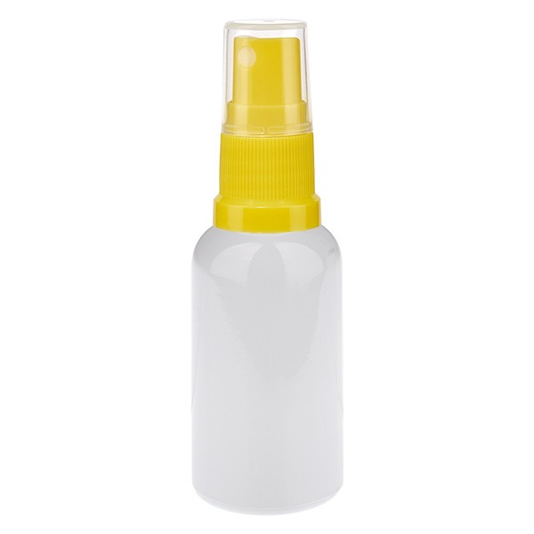 Flacone spray da 30 ml giallo/trasparente STD WhiteLine UT18/30