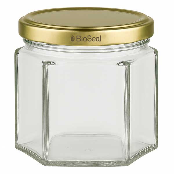 47ml Hexaglass con coperchio BioSeal oro UNiTWIST