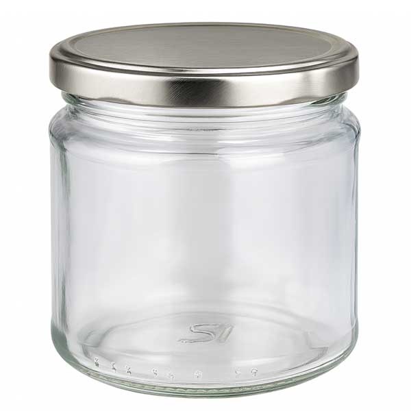 Bicchiere rotondo da 212 ml con coperchio BasicSeal argento UNiTWiST