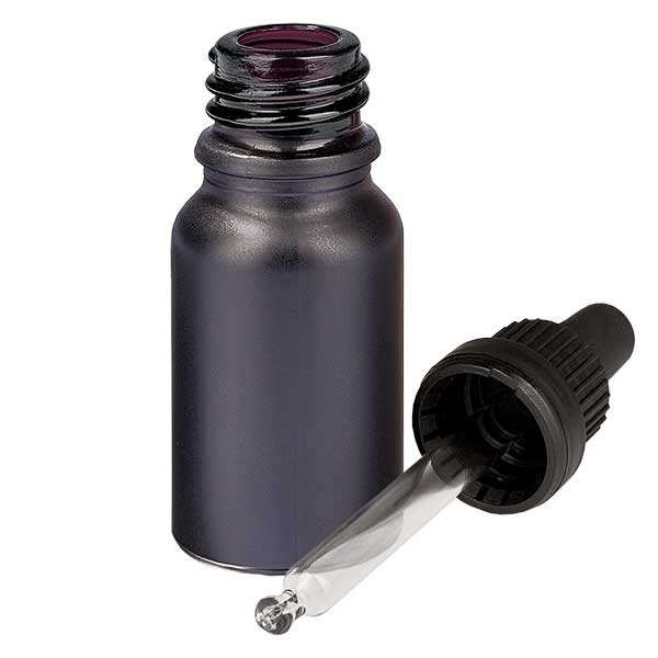 Flacone con pipetta antimanomissione BlackLine UT18/10 UNiTWIST 10 ml