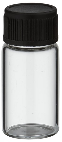 Mini flacone in vetro trasparente UNiTWIST 3 ml con tappo a vite