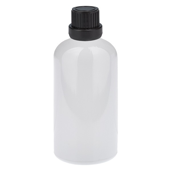 Flacone contagocce da 100 ml, 2 mm, nero, OV WhiteLine UT18/100