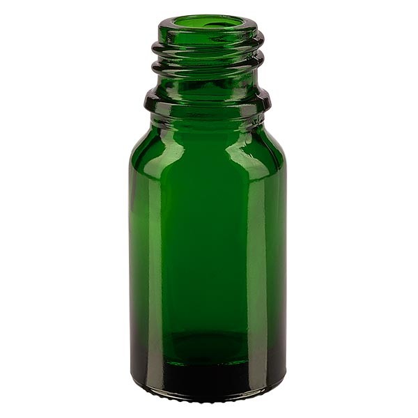 Flacone contagocce 10 ml ND 18 in vetro verde, bottiglia da farmacia