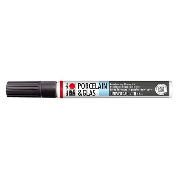 Matita per pittura nera 2-4 mm per vetro/porcellana