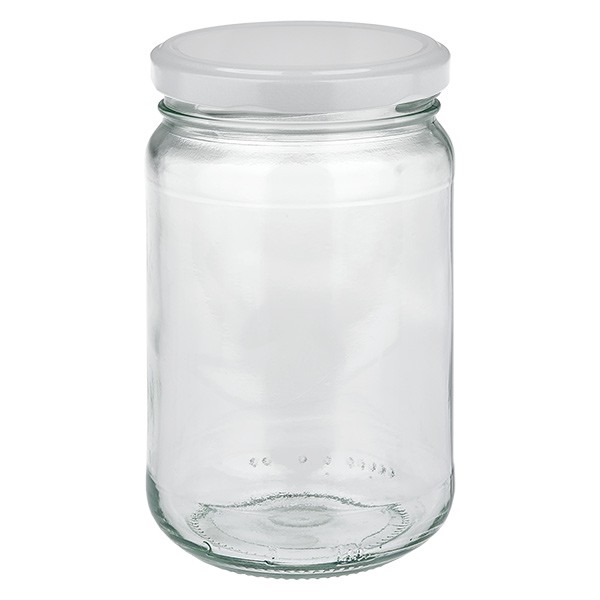 Bicchiere rotondo da 305 ml con coperchio BasicSeal bianco UNiTWIST