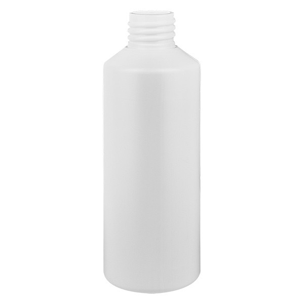 Flacone cilindrico PET 100 ml colore bianco, S20x3, senza tappo