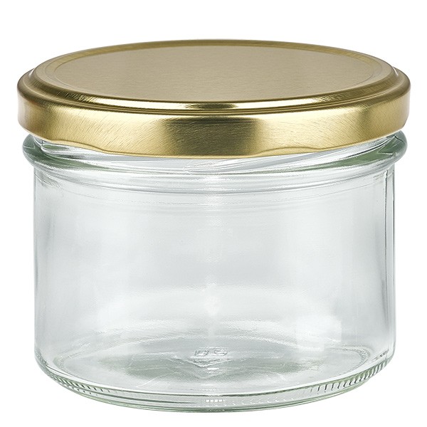 Bicchiere da 225 ml con coperchio BasicSeal oro UNiTWIST
