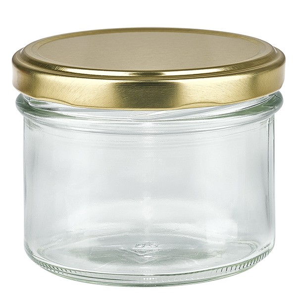 Bicchiere da 180 ml con coperchio BasicSeal oro UNiTWIST