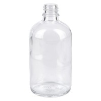 Flacone contagocce 100 ml ND 18 in vetro trasparente, flacone da farmacia Flacone contagocce 100 ml ND 18 in vetro trasparente, flacone da farmacia
