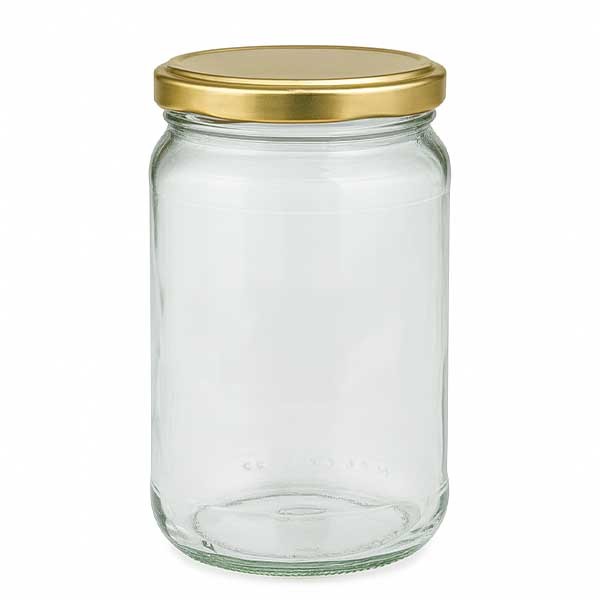 Bicchiere rotondo da 305 ml con coperchio BasicSeal oro UNiTWIST