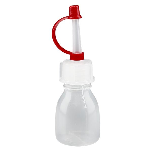 NICENEEDED 12 Flaconi Applicatore Con Punta Di Precisione 10 Ml, In Plastica Morbida, Per Colla, Inchiostro E Pittura Acrilica