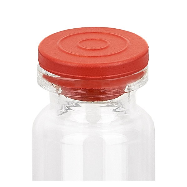 Tappo per flacone per iniettabili Safepack, 20 mm colore rosso in bromobutile