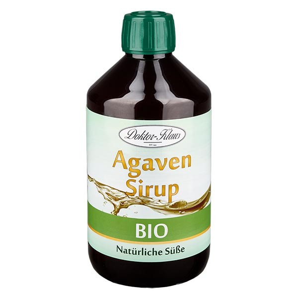 Succo concentrato d’agave bio 500 ml in bottiglia PET colore marrone
