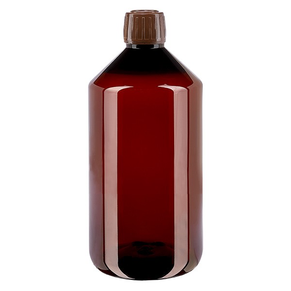 Bottiglia PET 750ml con tappo marrone OV