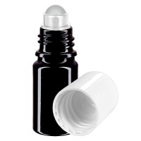 Flacone per deodorante stick in vetro viola 5 ml, roll-on vuoto Flacone per deodorante stick in vetro viola 5 ml, roll-on vuoto