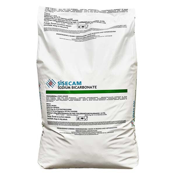 Sacco di bicarbonato di sodio 25 kg (carbonato acido di sodio)