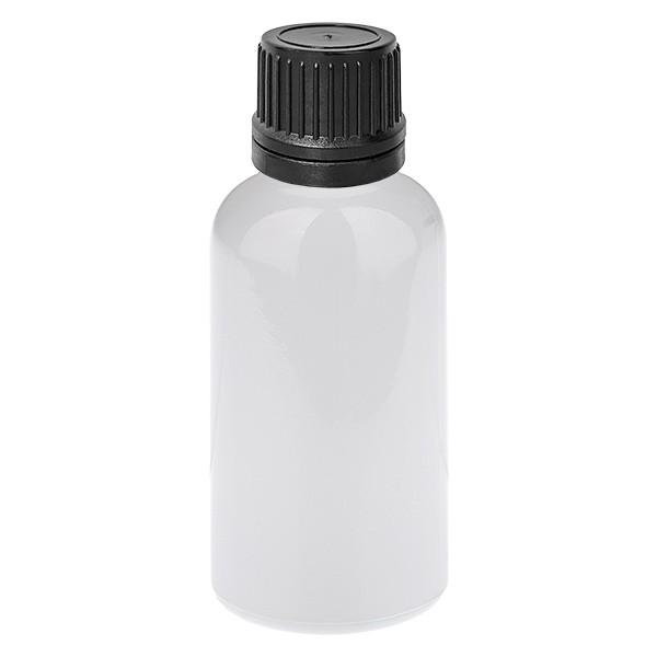 Flacone contagocce da 30 ml 1 mm nero OV WhiteLine UT18/30