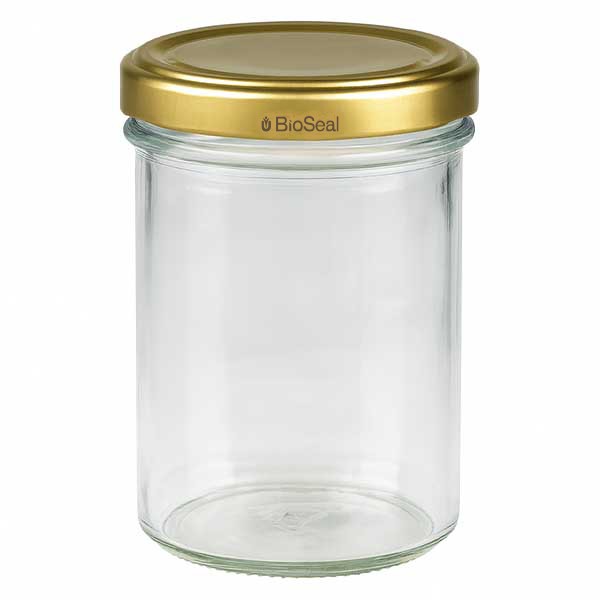 Bicchiere da 230 ml con coperchio BioSeal oro UNiTWIST