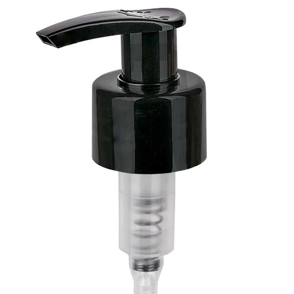 Dosatore a pompa 28 mm colore nero per flaconi per medicinali, standard