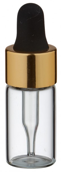Mini flacone trasparente con pipetta UNiTWIST 3 ml g/s
