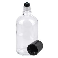Flacone per deodorante stick in vetro trasparente 100 ml, roll-on vuoto Flacone per deodorante stick in vetro trasparente 100 ml, roll-on vuoto