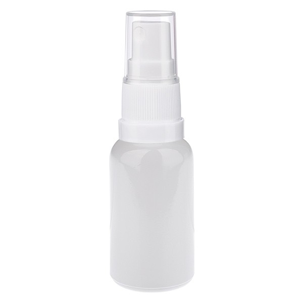 Flacone spray da 20 ml bianco/trasparente STD WhiteLine UT18/20