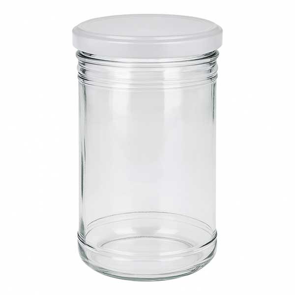 Bicchiere da 1053 ml con coperchio BasicSeal bianco UNiTWIST