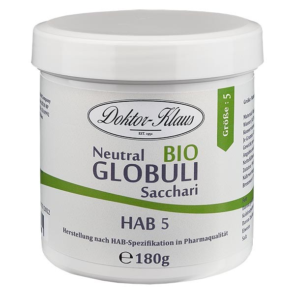 Granuli neutri bio HAB5 180 g da 100% puro saccarosio