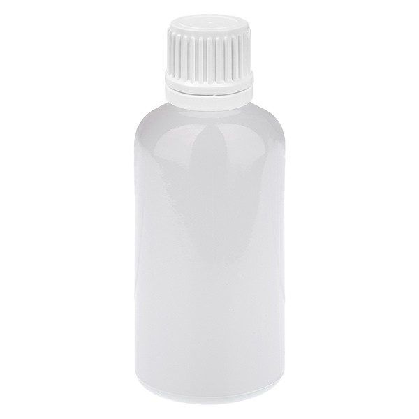 Flacone contagocce da 50 ml 0,7 mm bianco OV WhiteLine UT18/50