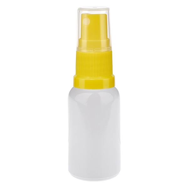 Flacone spray da 20 ml giallo/trasparente STD WhiteLine UT18/20