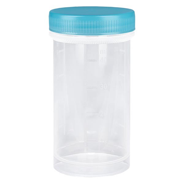 Barattolo in plastica universale (contenitore per uso medico) 50 ml