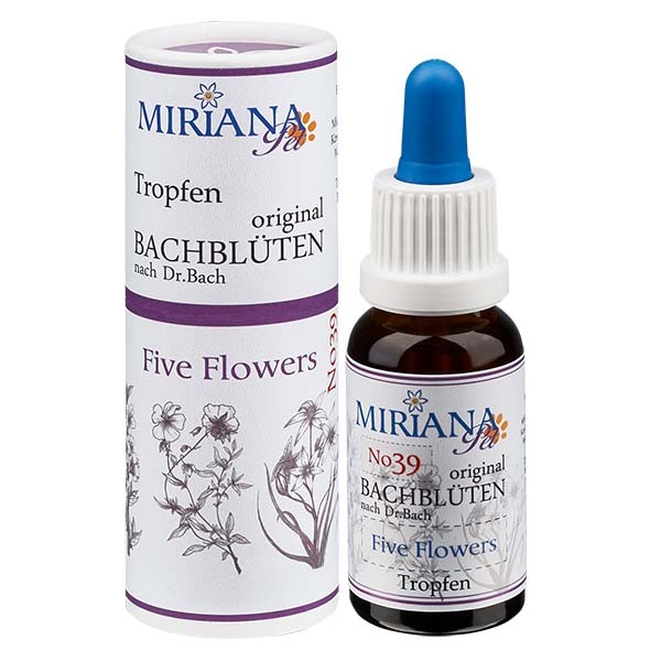 39 Five Flowers, 20ml Stockbottle, MirianaPet.