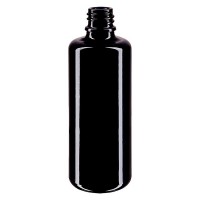 Flacone in vetro viola 100 ml DIN 18 (vetro Miron) Flacone in vetro viola 100 ml DIN 18 (vetro Miron)