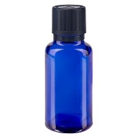 Flacone da farmacia 20 ml colore blu con tappo contagocce premium 1 mm, dispositivo di blocco per i bambini e simbolo di avvertimento per persone cieche,... Flacone da farmacia 20 ml colore blu con tappo contagocce premium 1 mm, dispositivo di blocco per i bambini e simbolo di avvertimento per persone cieche, antimanomissione