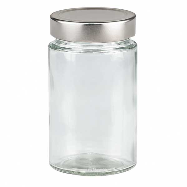 Bicchiere rotondo da 245 ml + coperchio BasicSeal argento profondo UNiTWiST