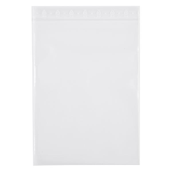 SACCHETTI BUSTE CHIUSURA PRESSIONE PE finestre bianche 10 10x15cm 500 unita
