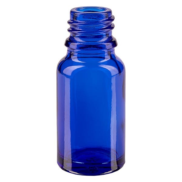 Flacone contagocce 10 ml ND 18 in vetro blu, flacone da farmacia