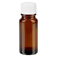 Flacone da farmacia 10 ml colore marrone con tappo contagocce standard 0,8 mm colore bianco Flacone da farmacia 10 ml colore marrone con tappo contagocce standard 0,8 mm colore bianco