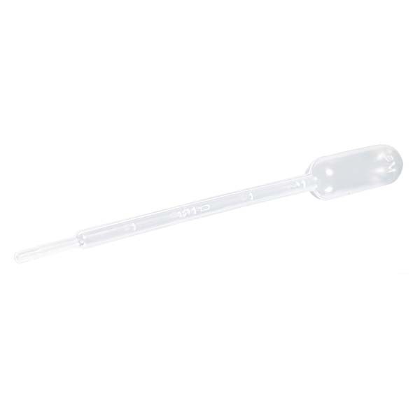 Pipette Pasteur volume di aspirazione massimo 3,5 ml, graduazione 1 / 0